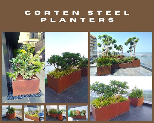 Corten Steel Planters
