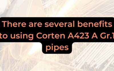 There are several benefits to using Corten A423 A Gr.1 pipes