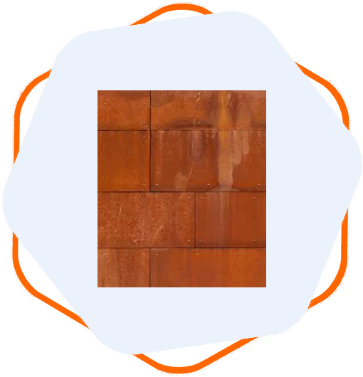 Corten Steel Interior Panel