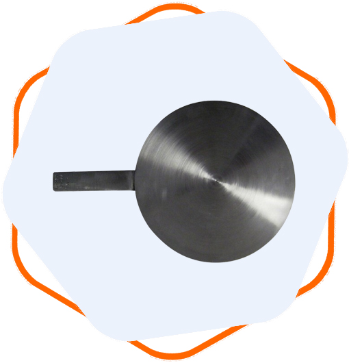 Paddle blind spade flange